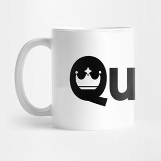 Queen artistic typography design Mug